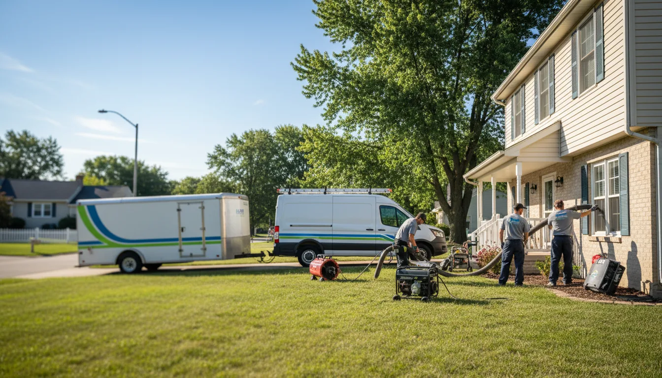 Flooded Basement Restoration And Cleanup With Repair in Le Center, MN near me